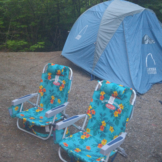 notre set-up de camping